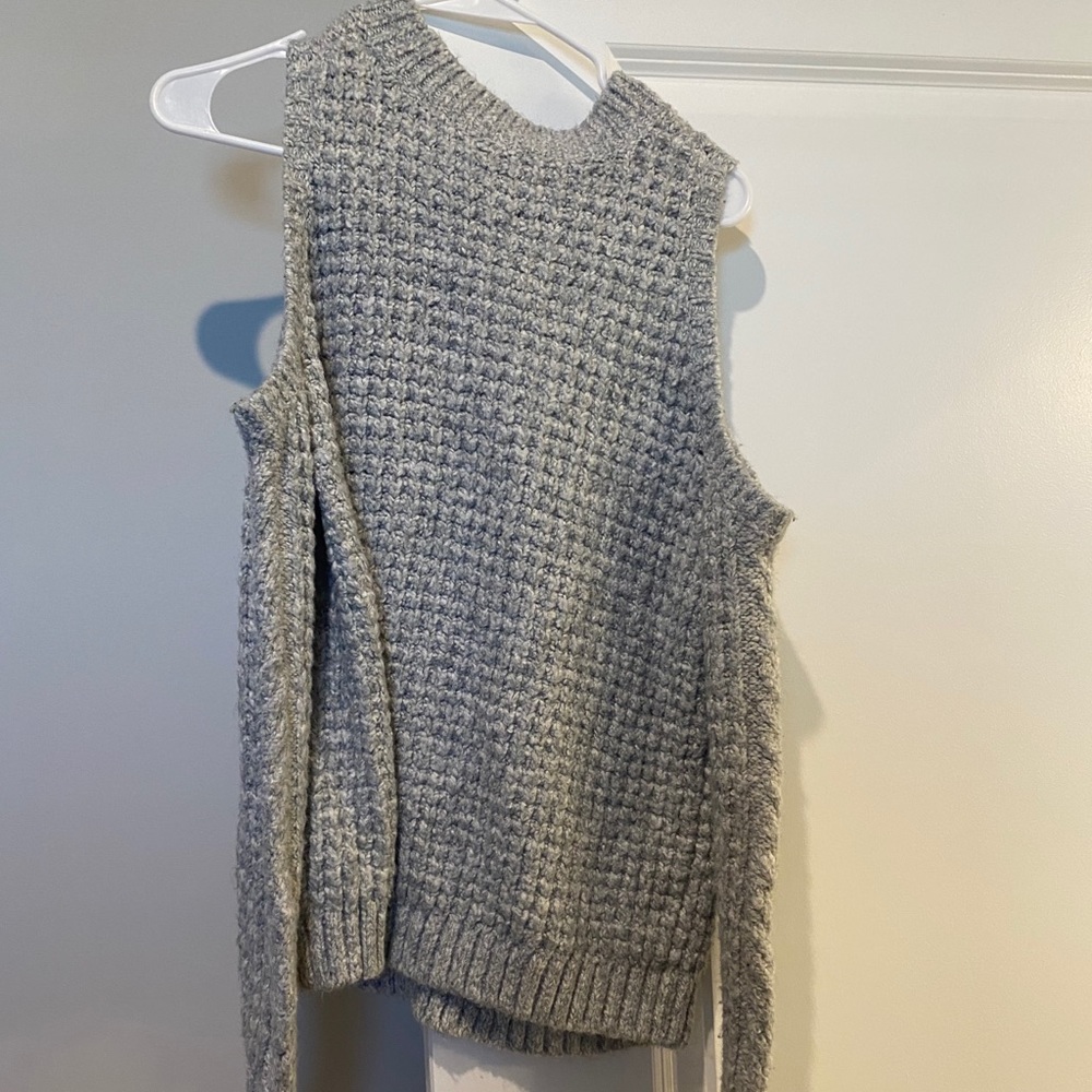 Express cut out shoulder sweater